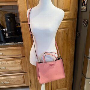 kate spade new york Pink Crossbody Satchel w/ Pouch Like New